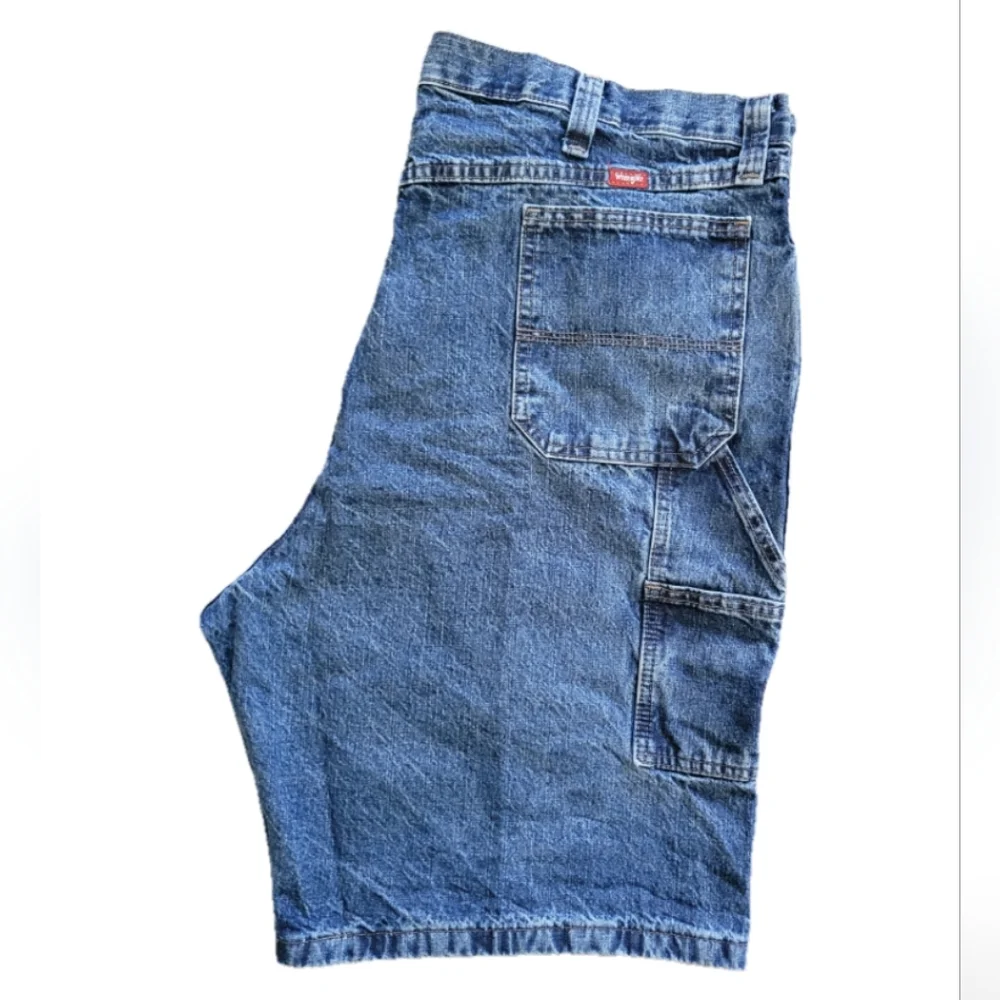 Wrangler Blue Jean Shorts With Relaxed Fit Size 44